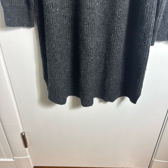 Madewell Curved-Hem Sweater Dress Gray Wool Blend Size XL Minimalist - Picture 7 of 14